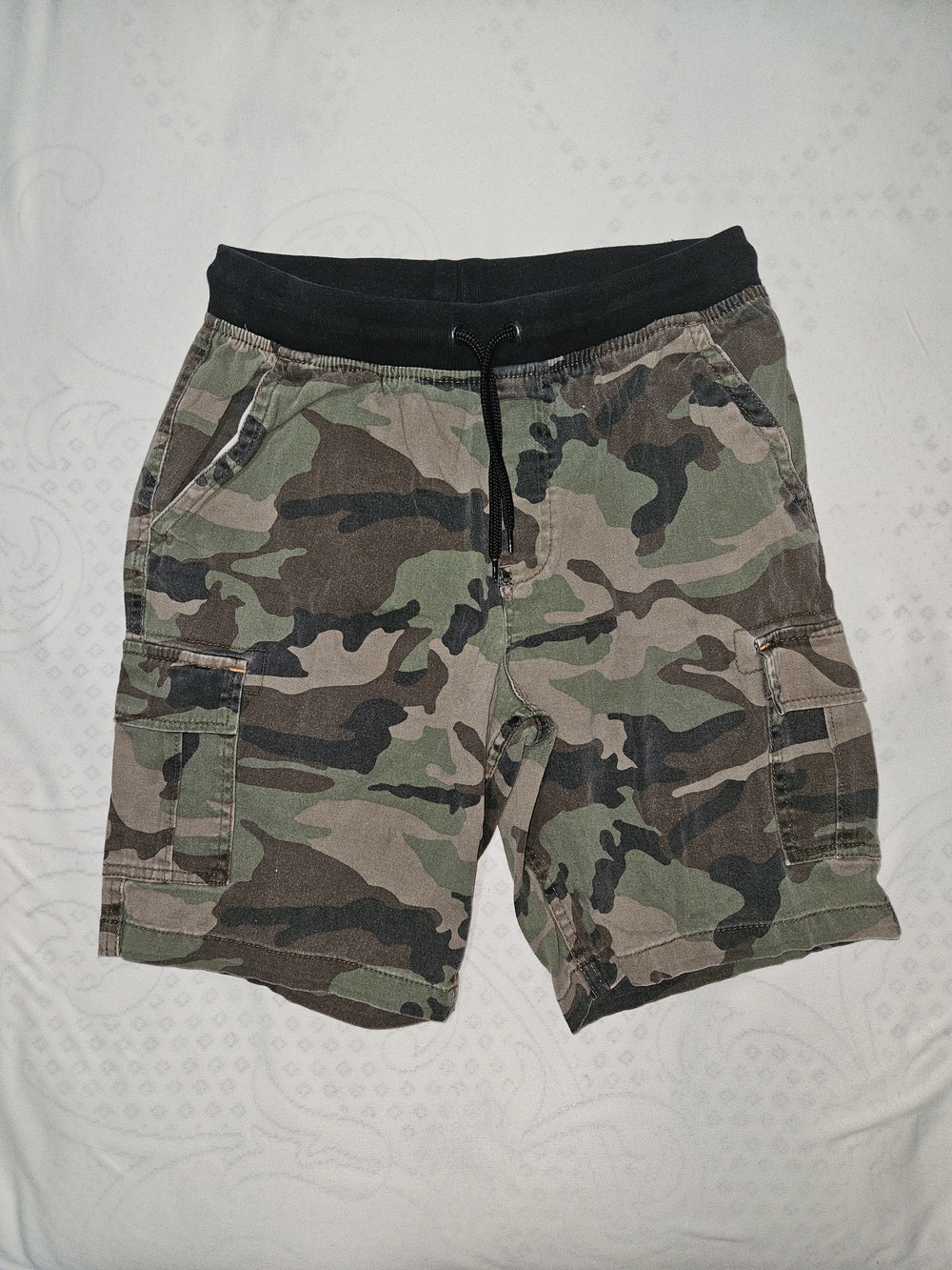 Wonder Nation Boys Camo Cargo Shorts XL 14-16 Husky